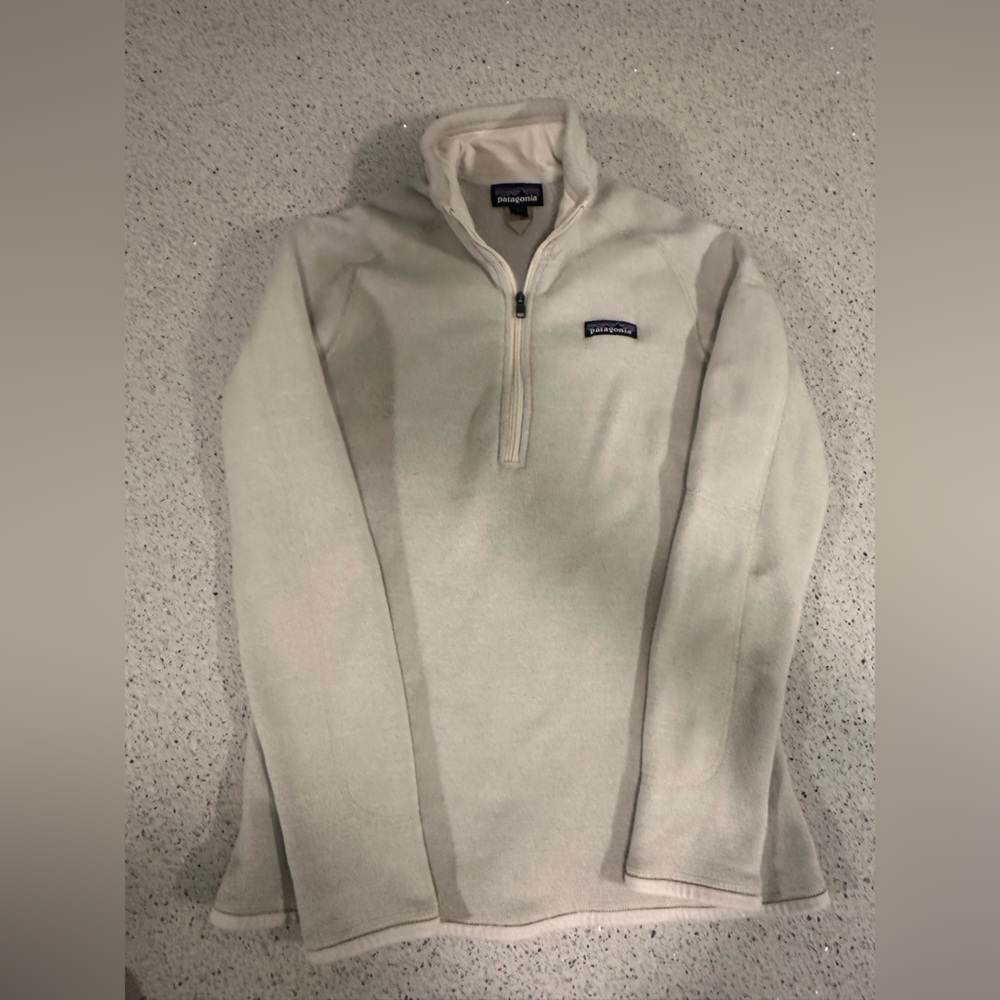 Patagonia Better Sweater Cream Fleece Pullover Small